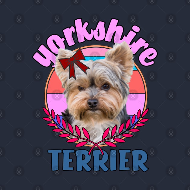 yorkshire terrier dog by Carolina Cabreira