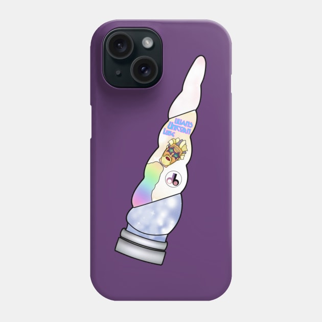 Lilian's Unicorn Lube Applicator Phone Case by doublebeta