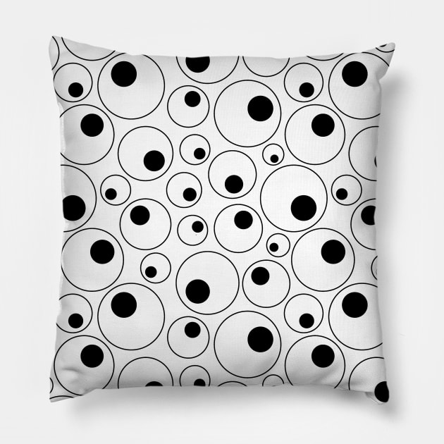 Googly Eyes Pillow by PeachesPaisleyProton