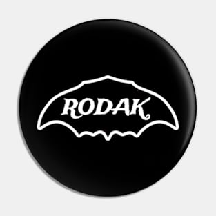 Rodak Spaceship Logo Pin