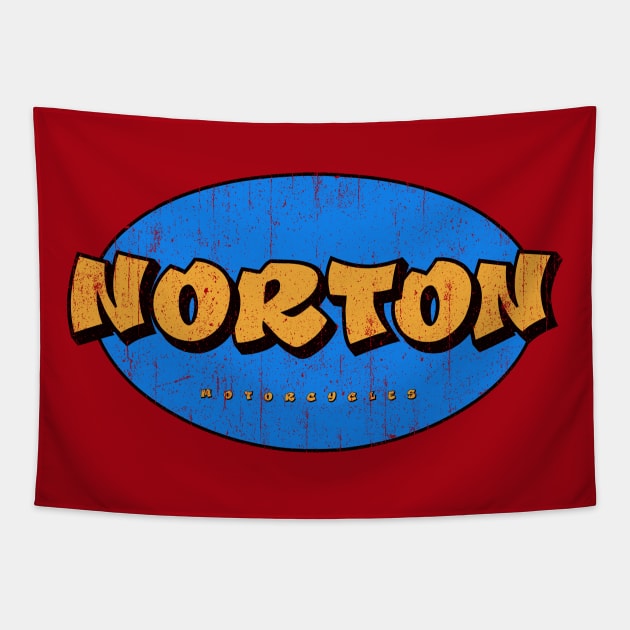 Norton Vintage Tapestry by Shiyi Studio