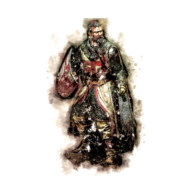 Knights Templar Awe Inspiring Order of Christ Watercolor ...