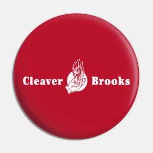 Retro Cleaver Brooks Boiler Logo Pin