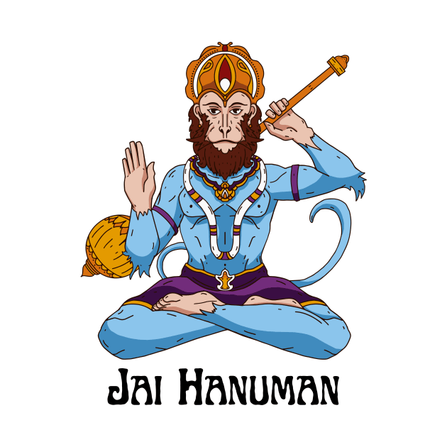 Jai Hanuman by BhaktiCloudsApparel