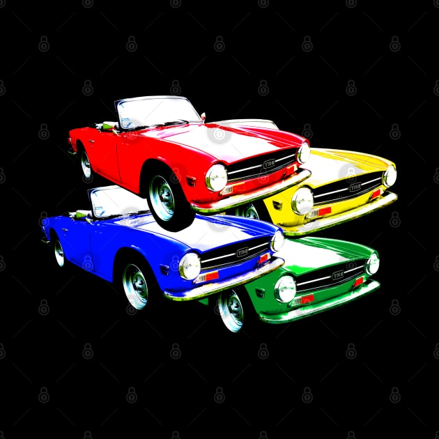 Triumph TR6 classic British sports cars multi by soitwouldseem