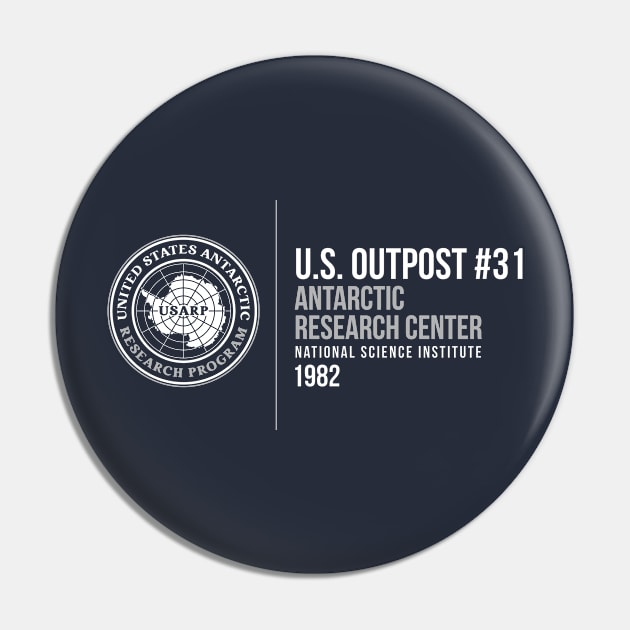 US Outpost 31 - Antarctica Research Program Pin by deadright