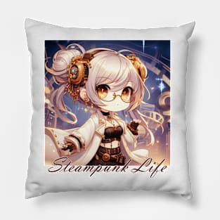 Steampunk Life Pillow