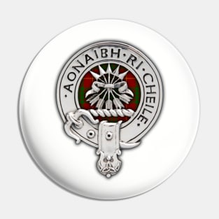 Clan Cameron Crest & Tartan Pin