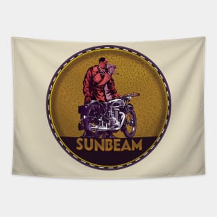 Sunbeam Motorcycles Vintage Tapestry