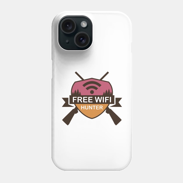 WIFI-Hunter Phone Case by Nithish-Arts