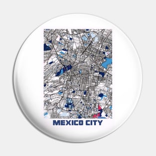 Mexico City - Mexico MilkTea City Map Pin