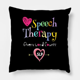 Slps Speech Language Pathologist Speech Therapy Pillow