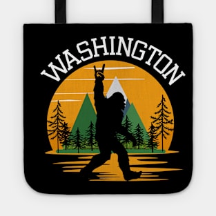 Washington US State Bigfoot Sasquatch Tote