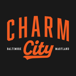 Baltimore Charm City Baseball Tee: Hit a Home Run with City Pride! T-Shirt