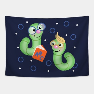 Book Worm / Glow Worm / Friends Tapestry