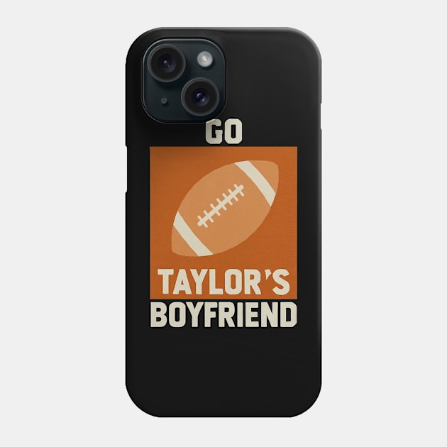 'Go Taylor's Boyfriend' Tee Phone Case by Retro Travel Design