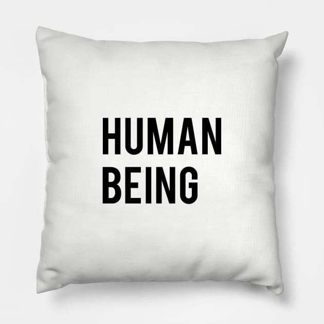 human being Pillow by beakraus