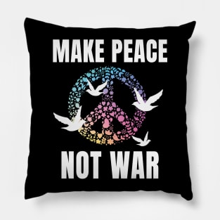 Make Peace not War Pillow