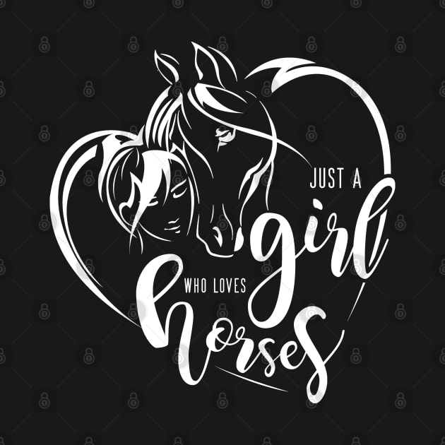 Just a Girl who Loves Horses by Farm n' Fancy by farmnfancy