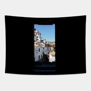 taxco the historic ancient mexican city in ecopop landscape panorama photo Tapestry