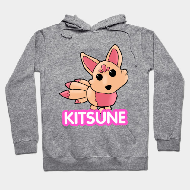 Cute Kitsune Logo Roblox Hoodie Teepublic - cute pink roblox logo