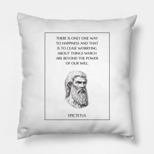 Epictetus Stoic Philosophy Pillow