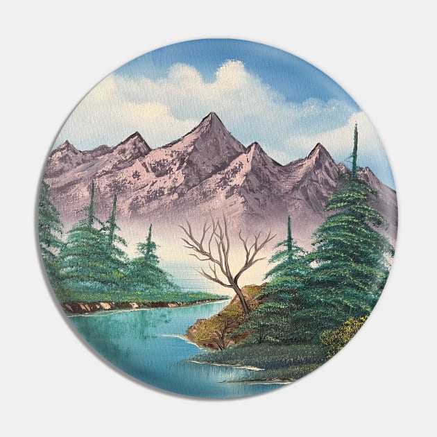 Purple Mountain Range Pin by J&S mason