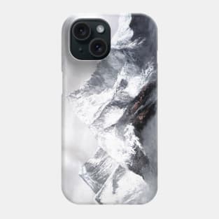 Panoramic View Of Everest Mountain Phone Case