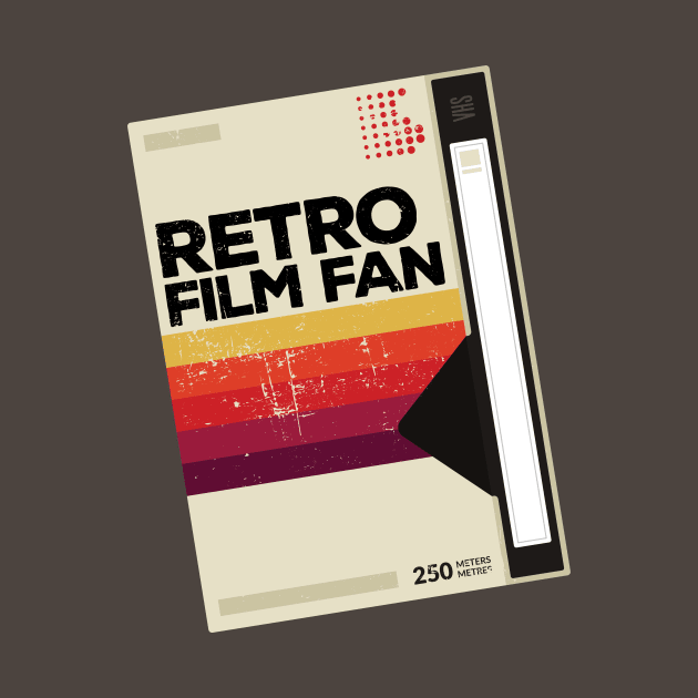 Retro Film Fan // Vintage VHS Videotape by SLAG_Creative