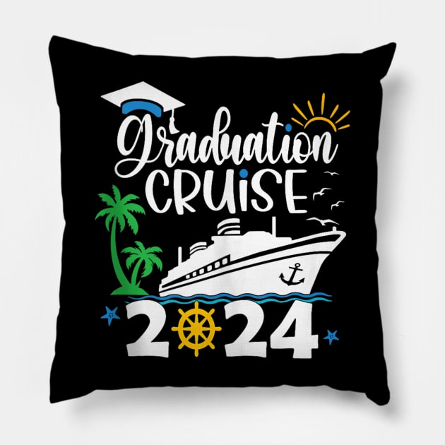 Cruise Senior Student 2024 Graduation Day Pillow by FêriStore'