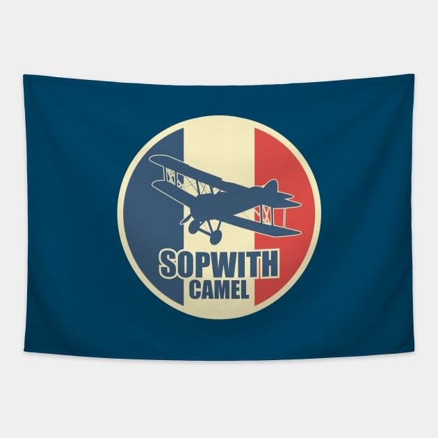 French Sopwith Camel Tapestry by Tailgunnerstudios