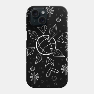 Abstract Geometric Snowflake Phone Case