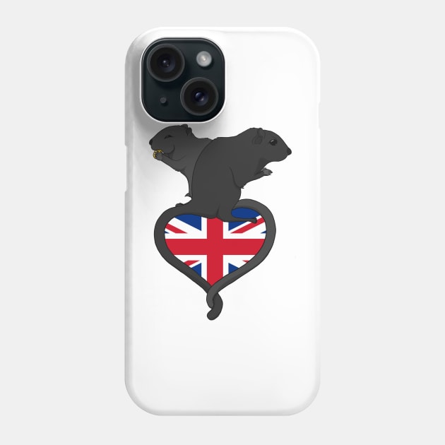 Gerbil United Kindom (dark) Phone Case by RampArt