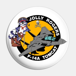 F-14 Tomcat - Jolly Rogers F14A Tomcat - Clean Style Pin