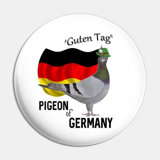 Pigeon of Germany Greeting Pin