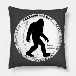 Camp Paranoia - Bigfoot Expedition 2018 Pillow