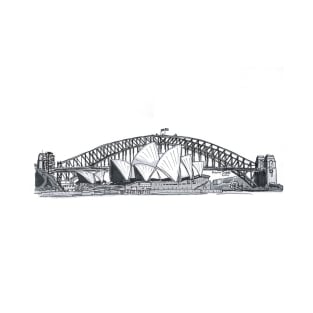 Sydney Harbour Bridge and Opera House T-Shirt