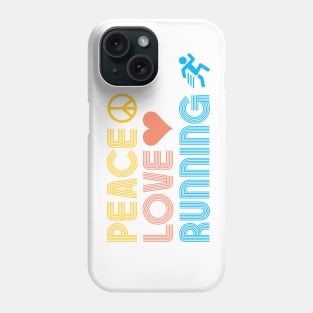 Peace Love Running Phone Case