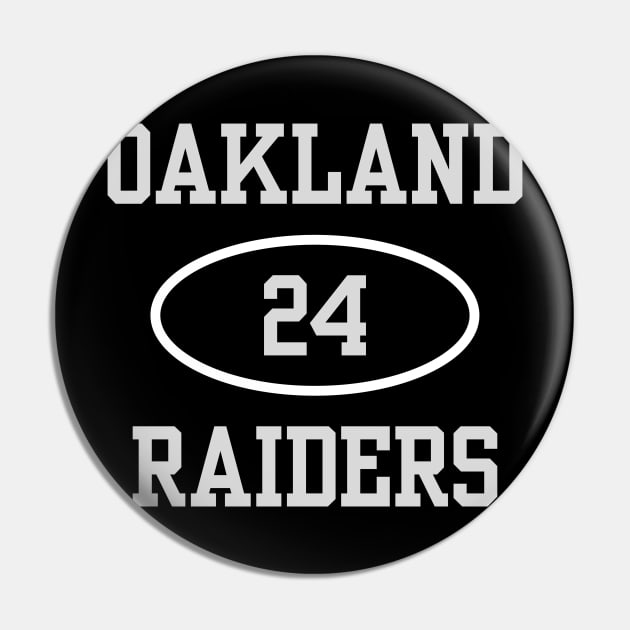 OAKLAND RAIDERS CHARLES WOODSON #24 Pin by capognad