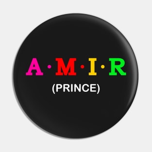 Amir - Prince. Pin