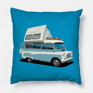 Bedford Camper Van in Blue Pillow