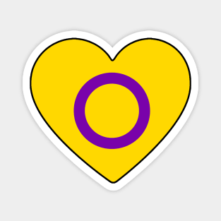 Intersex Pride Heart Magnet