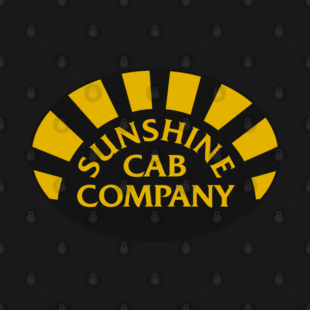 Taxi Sunshine Cab Company 1970s 1980s television show T-Shirt by carcinojen