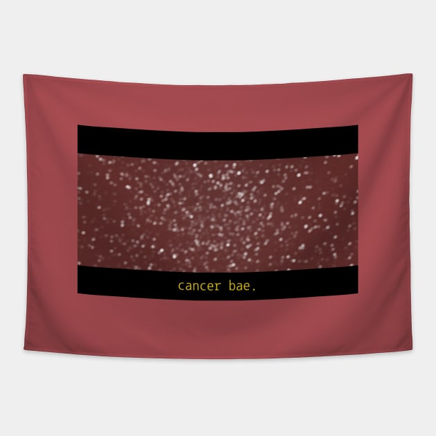 Cancer Bae Tapestry by cilukba.lab