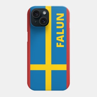 Falun City in Swedish Flag Phone Case