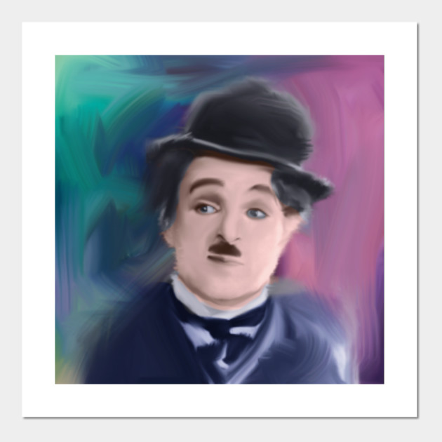 Charlie Chaplin Painting Charlie Chaplin Posters And Art Prints Teepublic There might also be street, city scene, and urban setting. teepublic