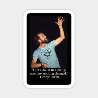 George Carlin joke fan art Magnet