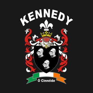 Kennedy Family Irish Clan Crest T-Shirt - Kennedy Family Crest / Kennedy Family Irish Coat of Arms Clan Crest by Vladimir Zuienchik