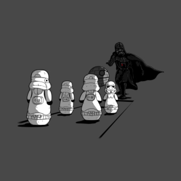 Bowling Wars Star Wars TShirt TeePublic