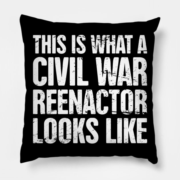 Historical American Civil War Reenactor Flintlock Pillow by MeatMan